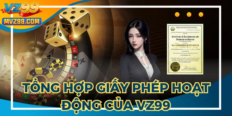 Nhà cái được chứng nhận nhiều giấy phép hoạt động uy tín